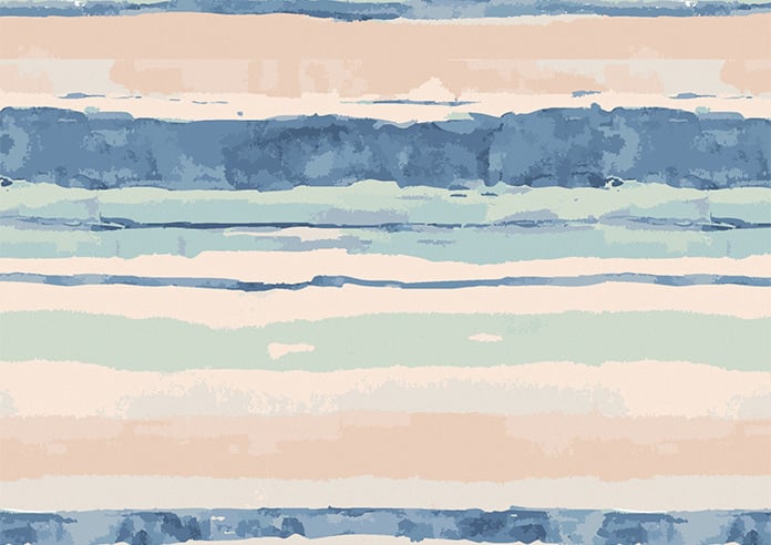 Whitstable Stripe (Blackout), Coastal Wash - Roller Blind - Image 6